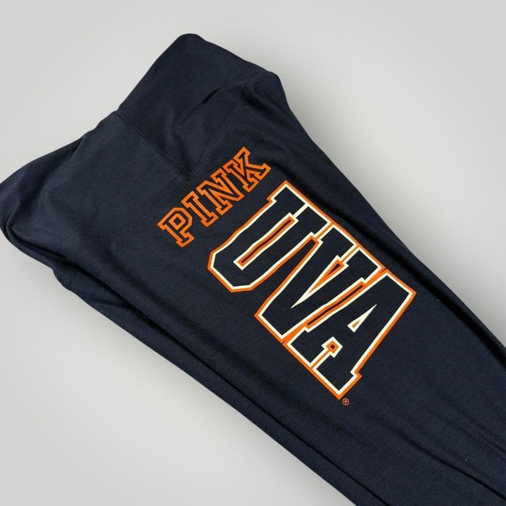 Virginia Cavaliers Leggings Womens‎ XS Blue NCAA PINK Victoria's Secret UVA